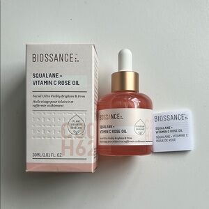 NWT Biossance Squalane + Vitamin C Rose Oil 30mL